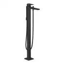 Смеситель для ванны напольный Hansgrohe Metropol (цвет - чёрный матовый), с душевым гарнитуром (32532670) фото 1 Aquada.com.ua