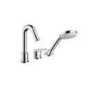 Смеситель на борт ванны Hansgrohe Logis (цвет - хром) (71310000) фото 1 Aquada.com.ua
