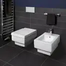 Подвесное биде Villeroy & Boch Memento (542800R2) фото 2 Aquada.com.ua