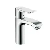 Смеситель для раковины, однорычажный Hansgrohe Metris (цвет - хром), с донным клапаном (31121000)