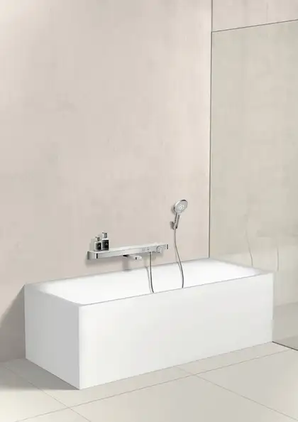 HANSGROHE Термостат для ванны ShowerTablet Select (цвет - хром/белый) (13183400) фото 2 Aquada.com.ua