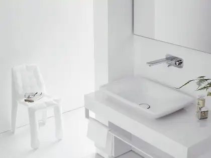 Смеситель для раковины, однорычажный Hansgrohe PuraVida (цвет - хром) (15085000) фото 2 Aquada.com.ua Смеситель для раковины, однорычажный Hansgrohe PuraVida (цвет - хром) (15085000) фото 2 Aquada.com.ua