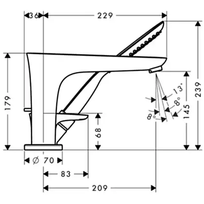 Смеситель на борт ванны Hansgrohe PuraVida (цвет - хром/белый) (15432400) фото 2 Aquada.com.ua Смеситель на борт ванны Hansgrohe PuraVida (цвет - хром/белый) (15432400) фото 2 Aquada.com.ua