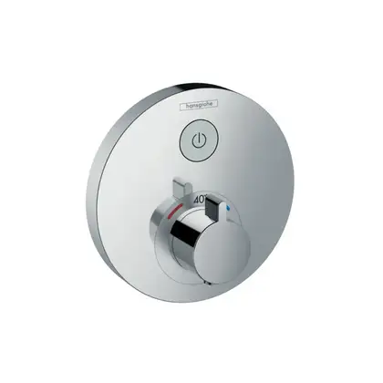 Термостат для ванны Hansgrohe Showerpipe ShowerSelect S (цвет - хром), для 1 потребителя (15744000) фото 1 Aquada.com.ua