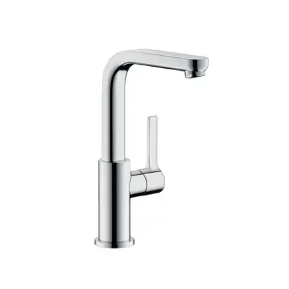 Смеситель для раковины, однорычажный Hansgrohe Metris S (цвет - хром), с донным клапаном (31159000) фото 1 Aquada.com.ua