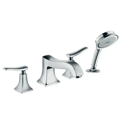 Смеситель на борт ванны Hansgrohe Metris Classic (цвет - хром) (31314000) фото 1 Aquada.com.ua Смеситель на борт ванны Hansgrohe Metris Classic (цвет - хром) (31314000) фото 1 Aquada.com.ua