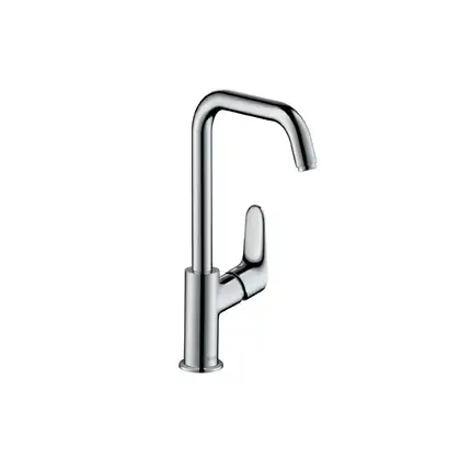 Смеситель для раковины, однорычажный Hansgrohe Focus E 2 (цвет - хром), с донным клапаном Push-Open (31609000) фото 1 Aquada.com.ua Смеситель для раковины, однорычажный Hansgrohe Focus E 2 (цвет - хром), с донным клапаном Push-Open (31609000) фото 1 Aquada.com.ua