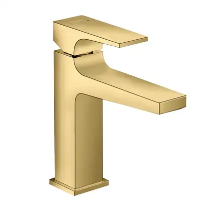 Смеситель для раковины Hansgrohe Metropol (цвет - полированное золото), с донным клапаном Push-Open (32507990) фото 1 Aquada.com.ua Смеситель для раковины Hansgrohe Metropol (цвет - полированное золото), с донным клапаном Push-Open (32507990) фото 1 Aquada.com.ua