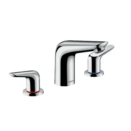 Смеситель для раковины Hansgrohe Novus (цвет - хром), с донным клапаном (71140000) фото 1 Aquada.com.ua