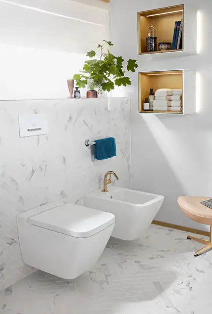 Биде подвесное Villeroy & Boch Finion 56х37,5 см (ярко-белый ceramicplus) (446500R1) фото 5 Aquada.com.ua Биде подвесное Villeroy & Boch Finion 56х37,5 см (ярко-белый ceramicplus) (446500R1) фото 5 Aquada.com.ua