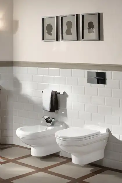 Биде подвесное Villeroy & Boch Hommage (белый star white С+) (7441B0R2) фото 2 Aquada.com.ua Биде подвесное Villeroy & Boch Hommage (белый star white С+) (7441B0R2) фото 2 Aquada.com.ua