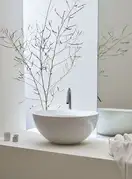 Раковина накладная на столешницу Ø 48 х 22 см AXA DP (832001) фото 2 Aquada.com.ua