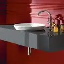 VILLEROY & BOCH Раковина полувстраиваемая на столешницу Villeroy&Boch Loop & Friends d=43 см (41140101) фото 2 Aquada.com.ua
