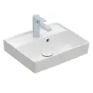 Маленькая (мини) раковина 45 х 37 см Villeroy & Boch Collaro (альпийский белый, с переливом) (43344501) фото 1 Aquada.com.ua