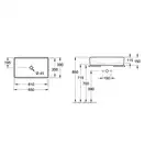 Раковина для установки на столешницу Villeroy & Boch Antheus 650х388 mm (4A1065R1) фото 5 Aquada.com.ua