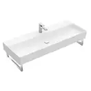 Раковина подвесная 120 х 47 см Villeroy & Boch Memento 2.0 (альпийский белый, с переливом) (4A22C501) фото 1 Aquada.com.ua