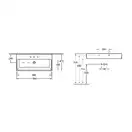 Раковина Villeroy & Boch Memento 47х100 см (5133A5R1) фото 3 Aquada.com.ua