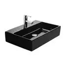 Раковина накладная на столешницу Villeroy & Boch Memento 60 х 42 см, чёрный глянец (513560S0) фото 1 Aquada.com.ua