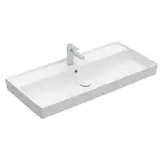 Раковина мебельная 100 х 47 см Villeroy & Boch Collaro (альпийский белый, с переливом) (4A33A501)