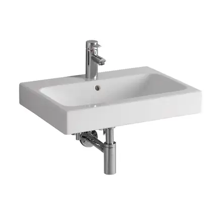 Раковина с отверствием для перелива Geberit iCon 600x485 мм (124060000) фото 1 Aquada.com.ua Раковина с отверствием для перелива Geberit iCon 600x485 мм (124060000) фото 1 Aquada.com.ua