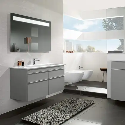 Раковина для установки на тумбу Villeroy & Boch Venticello 120х50 см (4104CL01) фото 2 Aquada.com.ua
