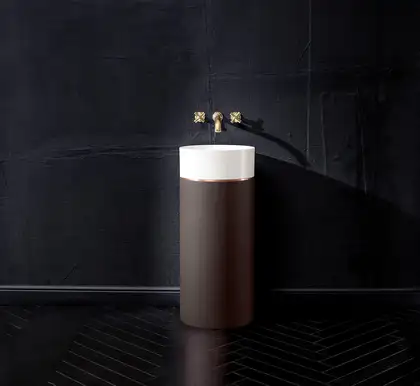 Отдельностоящая раовина Ø 40 см Villeroy & Boch Collaro (Mocha Leather) (417000PQ) фото 2 Aquada.com.ua Отдельностоящая раовина Ø 40 см Villeroy & Boch Collaro (Mocha Leather) (417000PQ) фото 2 Aquada.com.ua