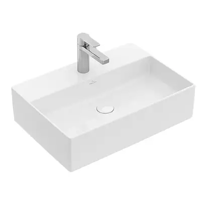 Раковина накладная на столешницу Villeroy & Boch Memento 2.0 500 х 420 см (альпийский белый, с переливом) (4A075001) фото 1 Aquada.com.ua