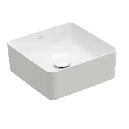Раковина накладная на столешницу 38 х 38 см Villeroy & Boch Collaro (альпийский белый) (4A213801) фото 1 Aquada.com.ua
