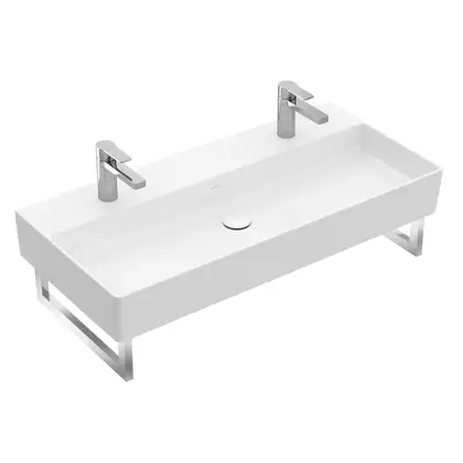 Раковина подвесная 100 х 47 см Villeroy & Boch Memento 2.0 (альпийский белый, с переливом) (4A22A401) фото 1 Aquada.com.ua Раковина подвесная 100 х 47 см Villeroy & Boch Memento 2.0 (альпийский белый, с переливом) (4A22A401) фото 1 Aquada.com.ua