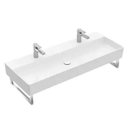Раковина подвесная 120 х 47 см Villeroy & Boch Memento 2.0 (альпийский белый, без перелива) (4A22C101) фото 1 Aquada.com.ua Раковина подвесная 120 х 47 см Villeroy & Boch Memento 2.0 (альпийский белый, без перелива) (4A22C101) фото 1 Aquada.com.ua