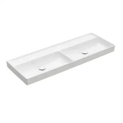 Двойная раковина 130 х 47 см Villeroy & Boch Collaro (альпийский белый) (4A34D201) фото 1 Aquada.com.ua Двойная раковина 130 х 47 см Villeroy & Boch Collaro (альпийский белый) (4A34D201) фото 1 Aquada.com.ua