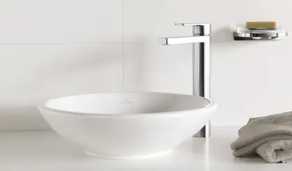 Раковина накладная на столешницу Villeroy & Boch Loop & Friends Ø 380 мм (51480001) фото 2 Aquada.com.ua