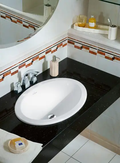 Раковина встраиваемая (в столешницу) сверху Villeroy & Boch Loop & Friends 570 х 410 мм (61552001) фото 2 Aquada.com.ua