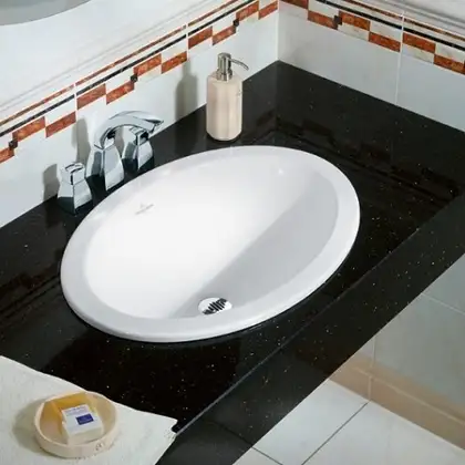 VILLEROY & BOCH Раковина встраиваемая в столешницу Villeroy&Boch Loop & Friends 660 х 470 мм (615530R1) фото 3 Aquada.com.ua VILLEROY & BOCH Раковина встраиваемая в столешницу Villeroy&Boch Loop & Friends 660 х 470 мм (615530R1) фото 3 Aquada.com.ua