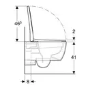 Унитаз подвесной Rimfree (безободковий) Geberit Icon, с сиденьем Soft Close (500.784.01.1) фото 3 Aquada.com.ua