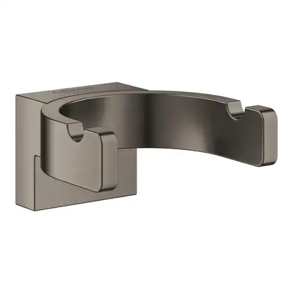 Крючок двойной Grohe Selection, тёмный графит, матовый (41049AL0) фото 1 Aquada.com.ua Крючок двойной Grohe Selection, тёмный графит, матовый (41049AL0) фото 1 Aquada.com.ua