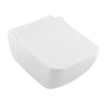 Унитаз подвесной DirectFlush (безободковый) Villeroy & Boch Legato с сиденьем Soft Closing Slimseat Line (5663RL01) фото 1 Aquada.com.ua Унитаз подвесной DirectFlush (безободковый) Villeroy & Boch Legato с сиденьем Soft Closing Slimseat Line (5663RL01) фото 1 Aquada.com.ua