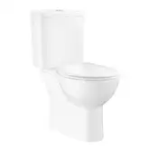 Унитаз наполный Grohe Bau Ceramic, безоободковый с сиденьем Soft Close и бачком (39346000)