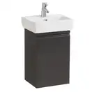 Тумба под умывальник 38 см петли справа Laufen Pro, венге (H4830120954231) фото 1 Aquada.com.ua