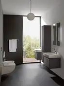 Тумба под умывальник 47 см Laufen Pro, венге (H4830230954231) фото 2 Aquada.com.ua