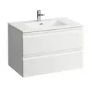 Тумба с умывальником 80 см Laufen Pro S, белый глянцевый (H8619634751041) фото 1 Aquada.com.ua