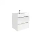 Комплект из раковины и тумбы Roca Inspira 600 х 498 х 674 мм (цвет отделки - 806 блестящий белый) (A851075806) фото 1 Aquada.com.ua