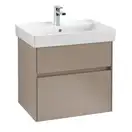 Тумба под умывальник с LED подсветкой 60,4 см Villeroy & Boch Collaro (Truffle Grey) (C009L0VG) фото 1 Aquada.com.ua