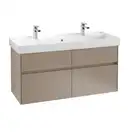 Тумба под умывальник с LED подсветкой 115,4 см Villeroy & Boch Collaro (Truffle Grey) (C012L0VG) фото 1 Aquada.com.ua