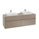 Тумба под умывальник 160 см Villeroy & Boch Collaro (Truffle Grey) (C021L0VG) фото 1 Aquada.com.ua