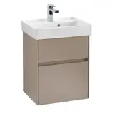 Тумба под умывальник с LED подсветкой 46 см Villeroy & Boch Collaro (Truffle Grey) (C006L0VG)