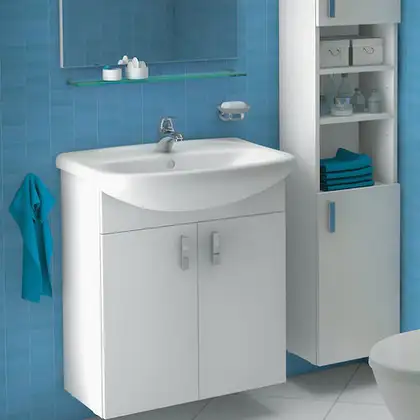 Комплект 53 см (умывальник + шкафчик) Jika Lyra (H4519514323001) фото 2 Aquada.com.ua Комплект 53 см (умывальник + шкафчик) Jika Lyra (H4519514323001) фото 2 Aquada.com.ua