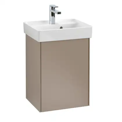 Тумба под умывальник петли справа 41 см Villeroy & Boch Collaro (Truffle Grey) (C00501VG) фото 1 Aquada.com.ua Тумба под умывальник петли справа 41 см Villeroy & Boch Collaro (Truffle Grey) (C00501VG) фото 1 Aquada.com.ua