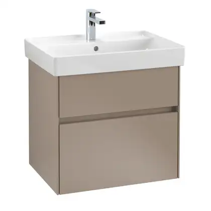 Тумба под умывальник с LED подсветкой 60,4 см Villeroy & Boch Collaro (Truffle Grey) (C009L0VG) фото 1 Aquada.com.ua Тумба под умывальник с LED подсветкой 60,4 см Villeroy & Boch Collaro (Truffle Grey) (C009L0VG) фото 1 Aquada.com.ua