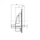 Кнопка смыва Villeroy & Boch ViConnect E300 (белый матовый/хром) (922169N5) фото 3 Aquada.com.ua